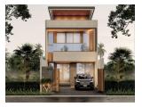 Jual Rumah 2 Lantai Modern Kontemporer di Pamulang Tangerang Selatan - 3+1 Kamar Tidur Unfurnished