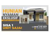 Dijual Rumah Seduduk Putih Palembang Dekat Mall PTC - 2 Kamar Tidur Unfurnished - Sisa 1 Unit Saja!