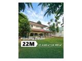 Jual Rumah Kemang Dalam Jakarta Selatan - 4+1 Kamar Unfurnished Halaman Luas